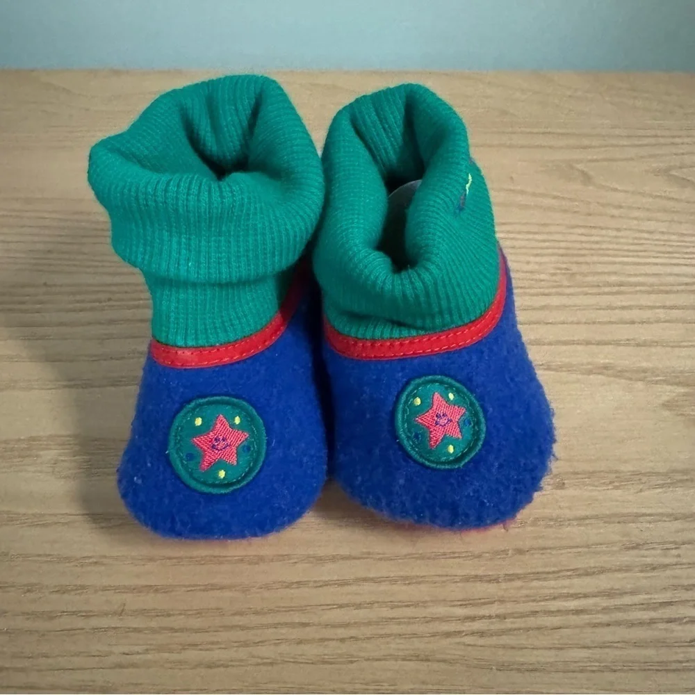 Gymboree 1994 Vintage Slippers Sweet Dreams Line Size 3 (9-12 months)